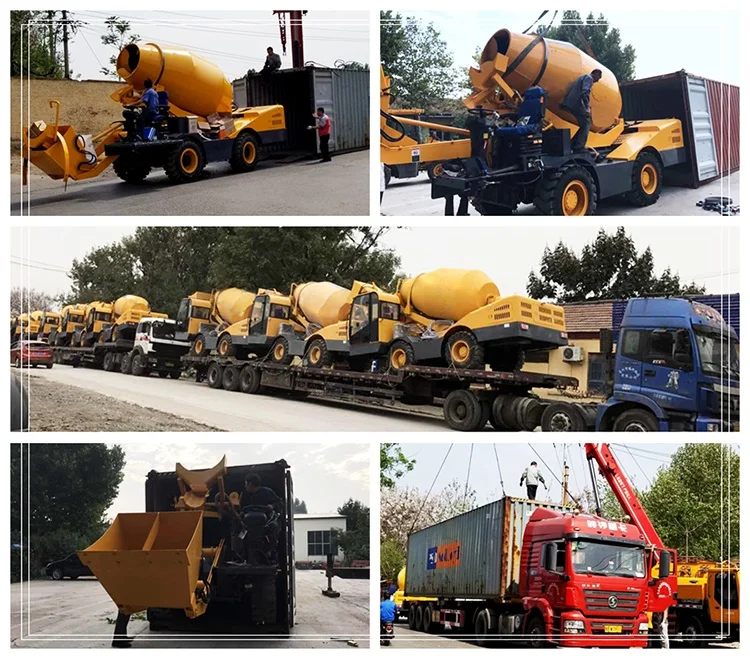 self loading concrete mixer truck