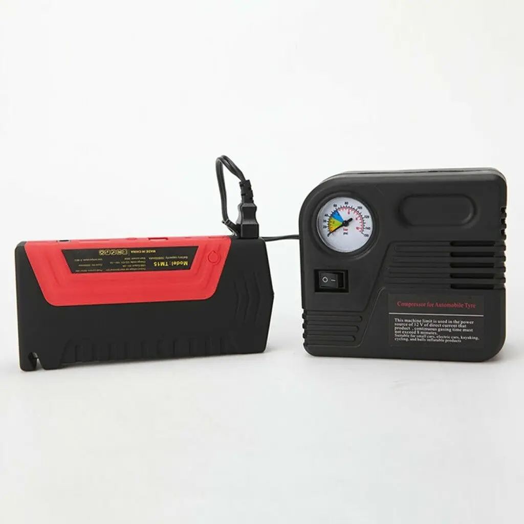 Car jump 50800 Portable Jumper Starter with air compressor 600A Emergency Battery Booster Charger