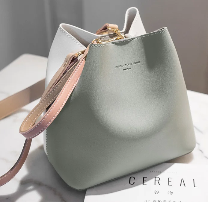 

UP-0699J Autumn PU leather Crossbody Bag Women PU Bucket Bag