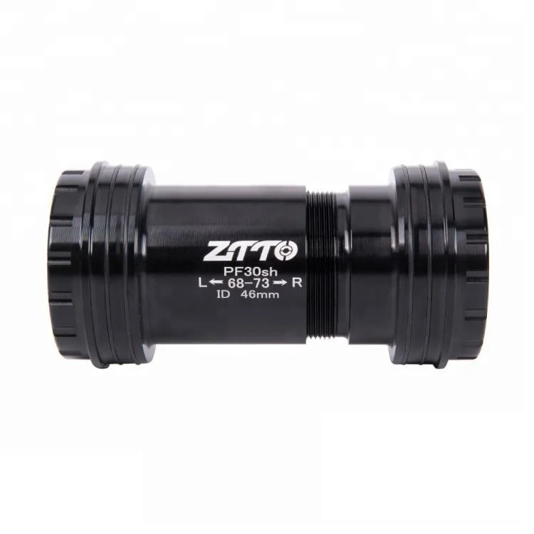 

ZTTO PF30sh PF30 24mm Adapter bicycle Bottom Brackets Press Fit lock Axle for MTB Road bike parts 24mm Crankset chainset, Black