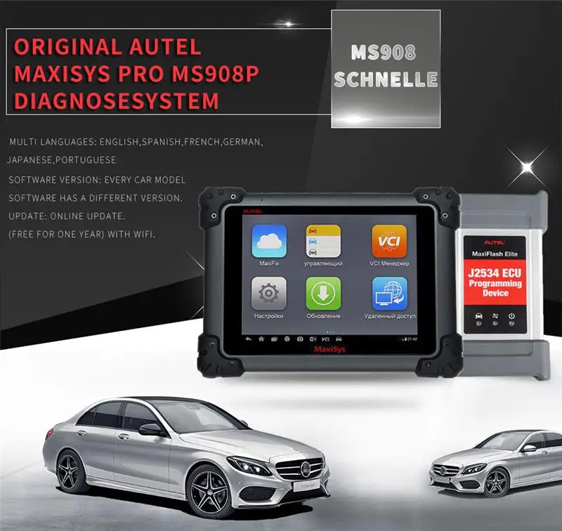 Professional 100% Original Autel Maxisys Ms908 Pro Full System Autel Ms908p  - Buy Auto Car Diagnostic Tool Autel Ms908p,Autel Maxisys Ms908 Pro With  Maxiflash Elite Ecu Programming,Autel Maxiflash Pro Reprogramming Tool  Product