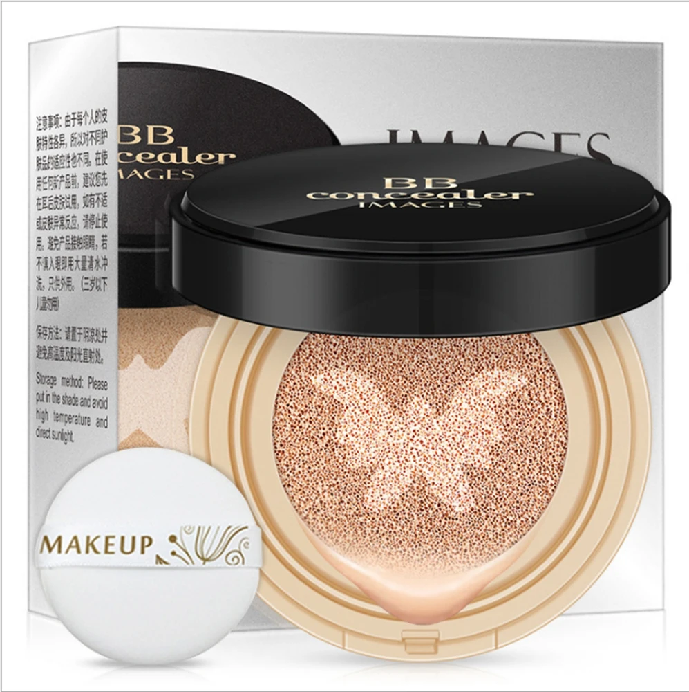 

Foundation BB Cream Natural Waterproof air cushion BB With Moisturizing brightening concealing CC Cream For LADY, Milk white