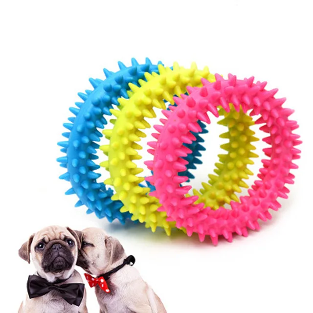 

2018 Dog Toys For Small Dogs Chew Ring Play Toy Pet Supplies Dogs Resistance To Bite Pet Training Products, Mix color