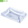 Easy Green Factory Cheap Price Reusable Disposable Plastic Sushi Container Boat Tray Plates With Lid