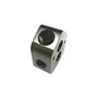 CNC turning parts Billet Aluminum High flow oil filter block adapter for Rotary engines