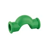 PPR hot selling customized available color ppr pipe fitting bypass bend ppr shprt crooked bend