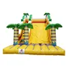 High Precision Digital Printing Palm Tree House Inflatable Water Slide More attractive for little kids
