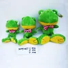 Cute big head green frog stuffed dog products 2018