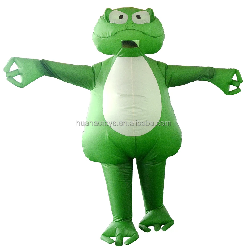 

Hot Sale Funny Inflatable Frog Walking Costume for Advertising