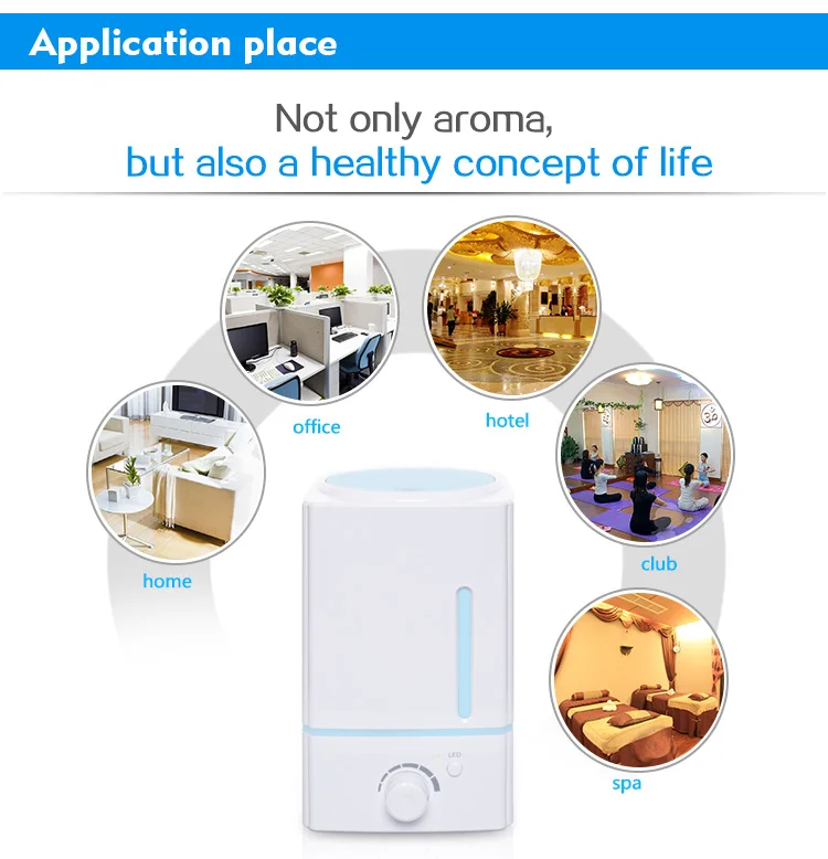 home appliances decoration hold house happy healthy fresh air fog spray classic ultrasonic humidifier