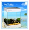 eye-catching curved glass fish tank aquarium