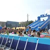 steel frame swimming pool, metal frame swimming pool, swimming pool equipment set