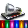 AC85-265V E27 E14 B22 GU10 MR16 3W Colorful Changing RGBW Led Spotlight with IR remote controller