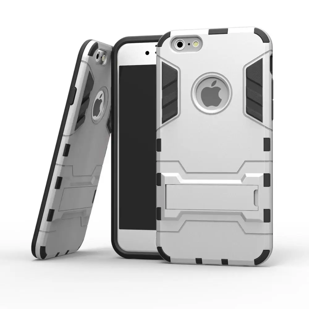 

Luxury 360 tpu pc kickstand handy original cell phone case back cover for iphone 6 with logo,for iphone 6s,for iphone 6s plus