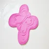 wholesale 3d embossed flannel foam anti slip fish shaped butterfly shaped kitchen mat bath mat