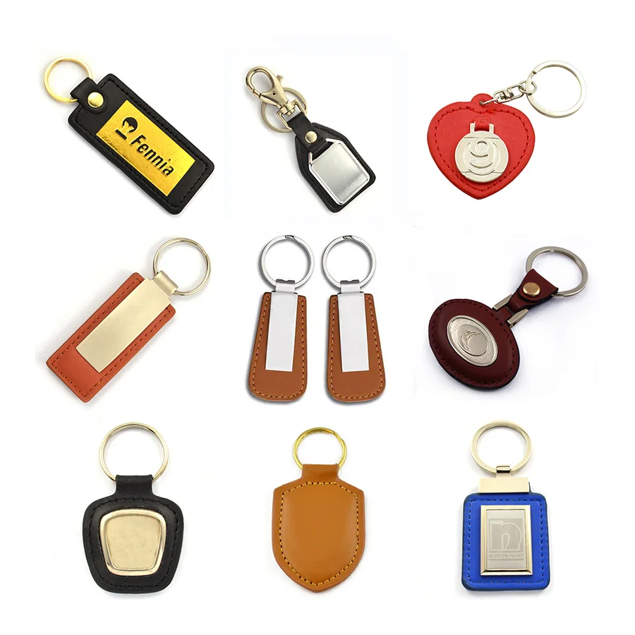 Artigifts Keyring Maker Your Own Personalised Car Laser Engrave Key Ring Custom Blank Sublimation Keychains Pu Leather Key Chain