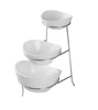 ONE-MORE 3-Tier Bowl Set with Metal Rack