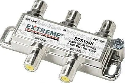 3 Way Unbalanced HD Digital 1GHz High Performance Coax Cable Splitter SV3G