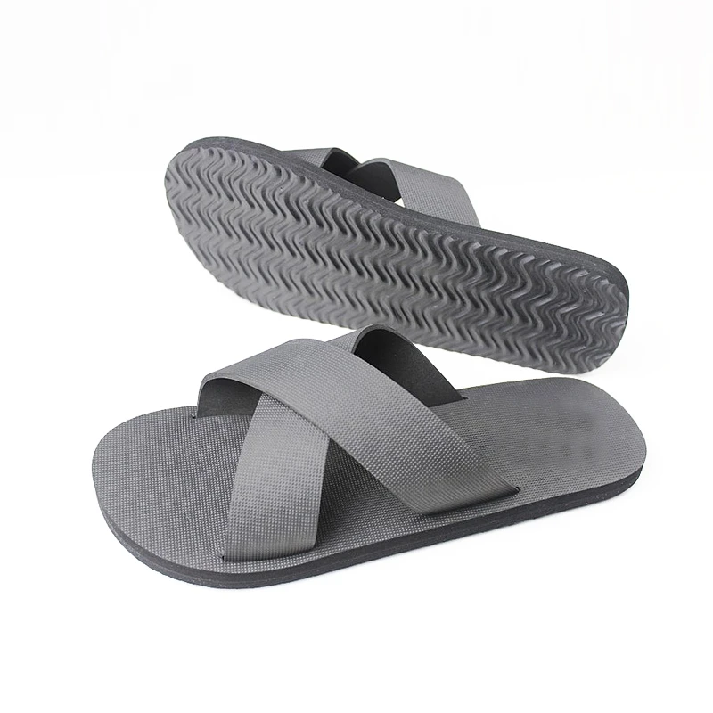 Custom Women's Cross Band Rubber Eva Washable Slippers,Hotel Rubber Spa