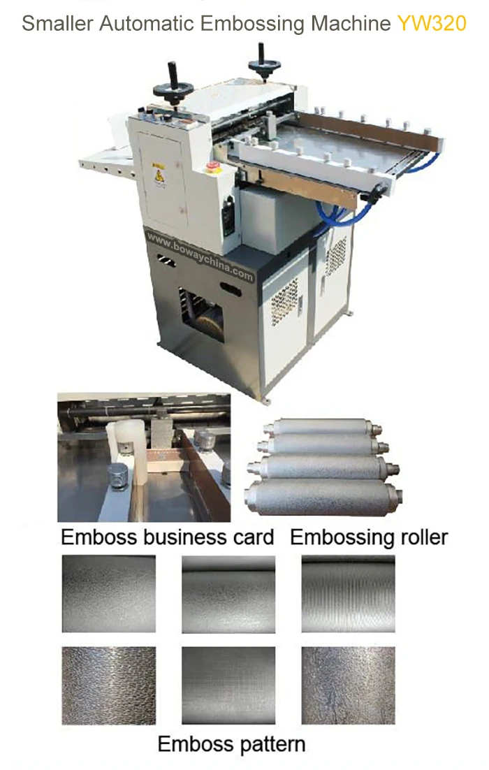 Boway Yw320 Cheap Smaller Automatic Electric Art Paper Book Cover