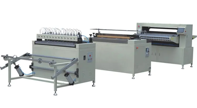 2017 supply factory price full-auto knife paper pleating production line LMCZ55-1050- II