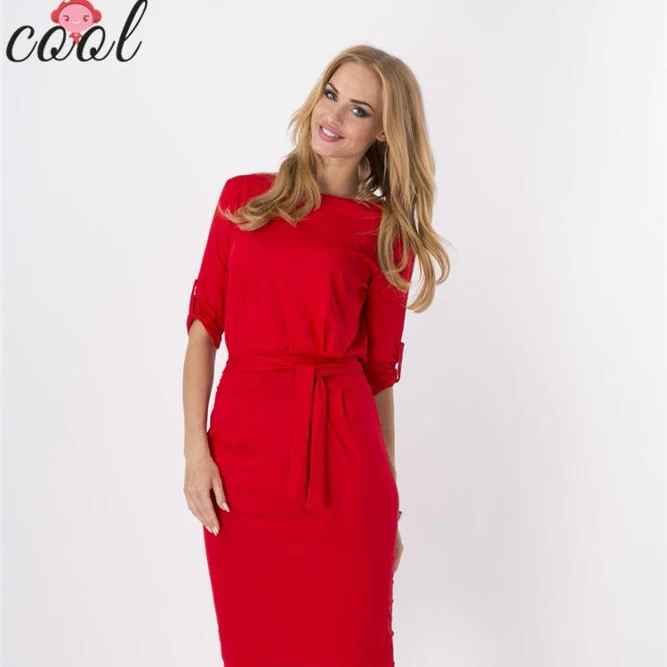 

Casual dresses women clothing plain clothes women party dress clothes, As picture