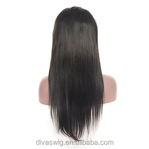 

360 Frontal Lace Wig Straight 360 Lace Front Human Hair Wigs Peruvian Virgin 360 Lace Frontal Wig 130% Density Natural Hair 16in