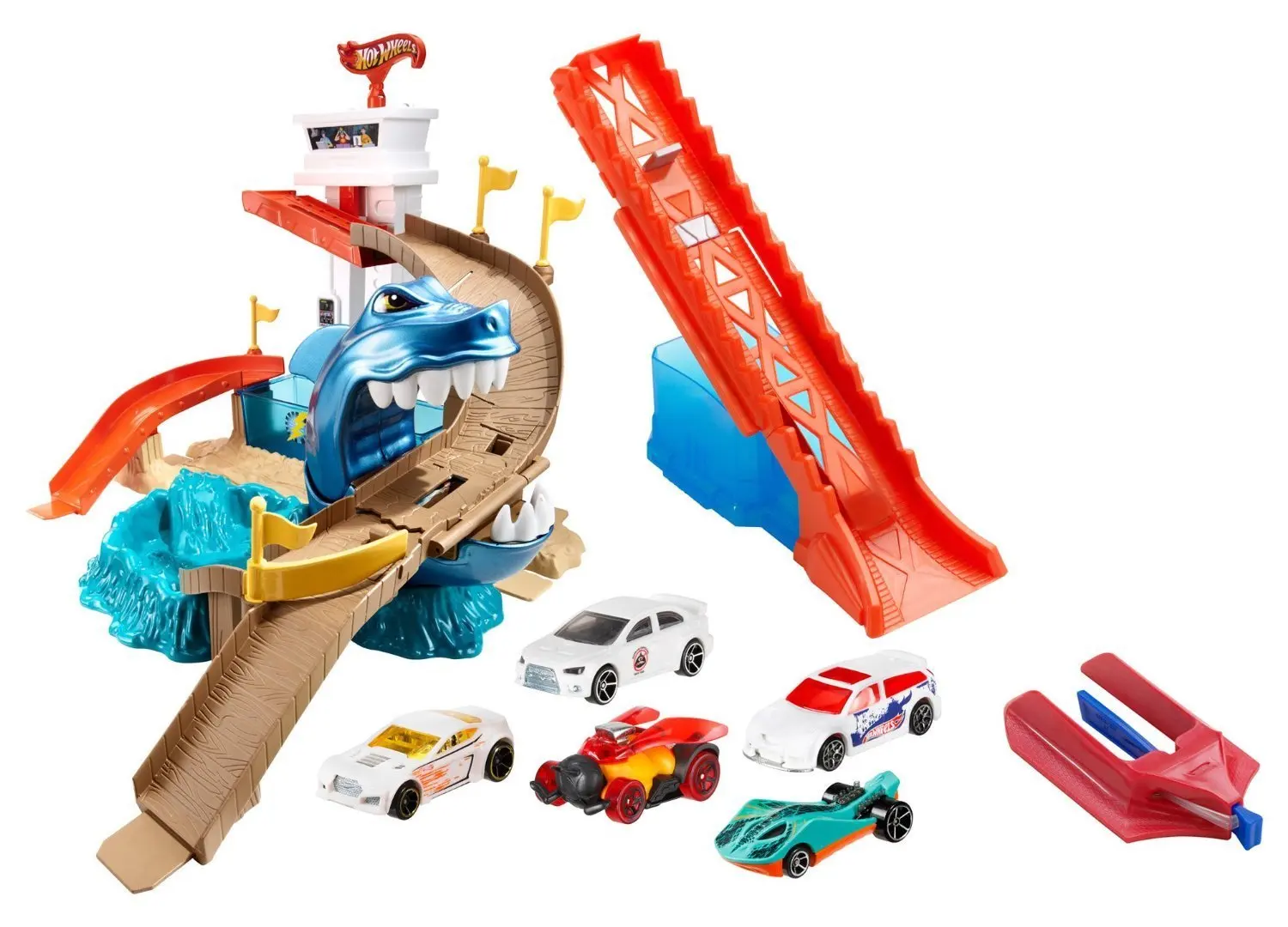 hot wheels color shifters sharkport showdown trackset