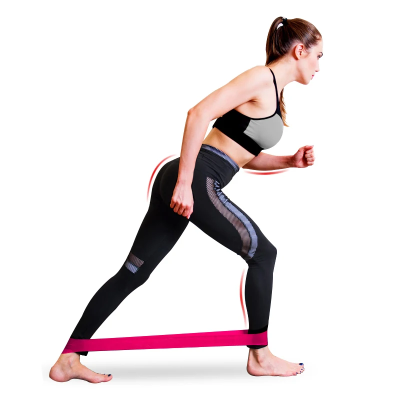 5 uds bandas de resistencia de Yoga estiramiento lazo de goma ejercicio Fitness 