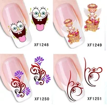 20 styles Nails Stickers Nail Art Water Transfer DIY Decals Beauty Designer Pegatinas Capsule Ongle French
