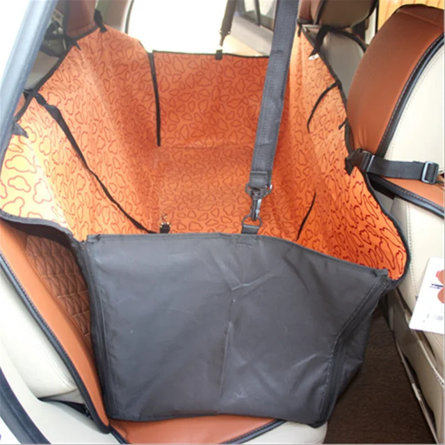 Pet Seat Covers Anti Slip Waterproof Customized 600d Oxford Car Seat Cover For Dog