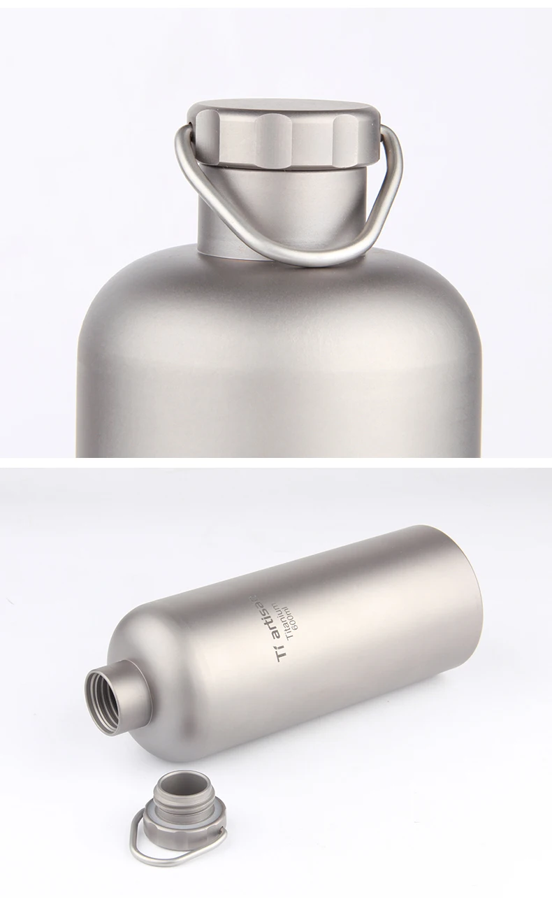 Hiking Cycling Bottle Pure Titanium Water Sports Bottle