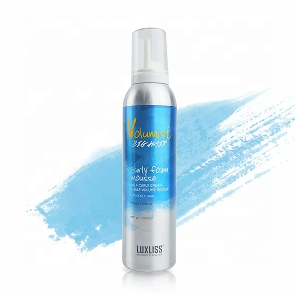 Volumist coconut oil foam hair styling mousse for curly hair product