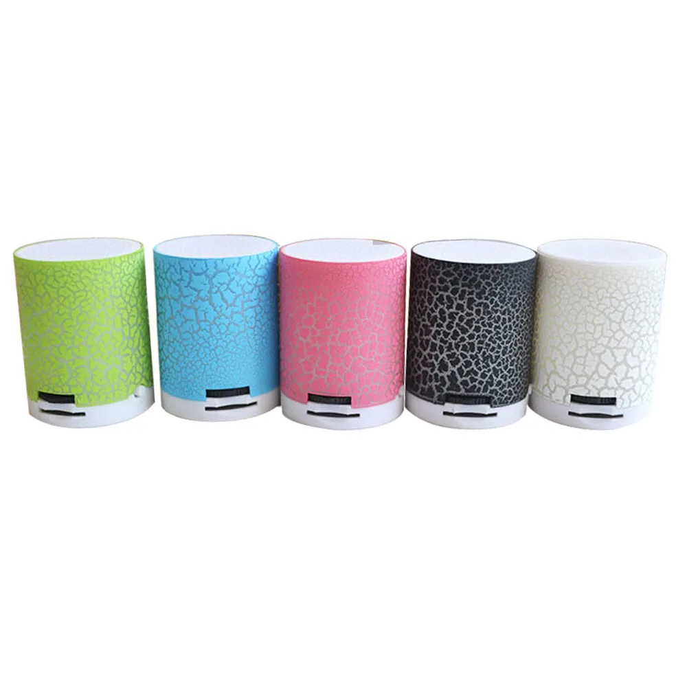 

LED Portable Mini Speakers Wireless Hands Free Speaker With TF Playback MP3 DLNA AUX USB Memory Card FM Radio