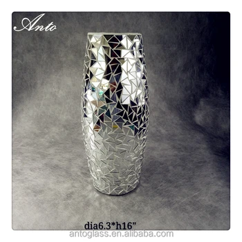 Mosaic Glass Vase Wedding Centerpiece Wholesale Mirrored Glass