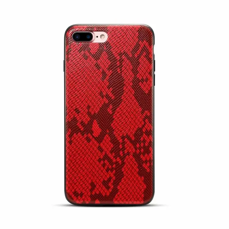 New Product 2 in1 TPU+PC Shockproof Snakeskin Mobile Phone Case Back Cover for iphone 7 8 Plus