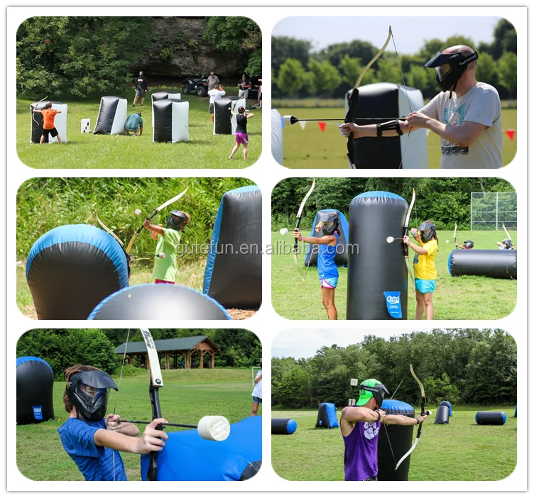 Customized Team Building Archery Tag Battle Arena Games Pvc Air