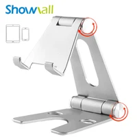 

Rotating adjustable alloy desk smartphone mobile phone roller holder table metal stand 270-degree rotation aluminum
