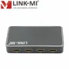 LINK-MI LM-2.0H301hdmi SWITCH 2.0 3 input 1 output with USB Charge 3 ports HDMI input, 1 port HDMI output support 2k4k