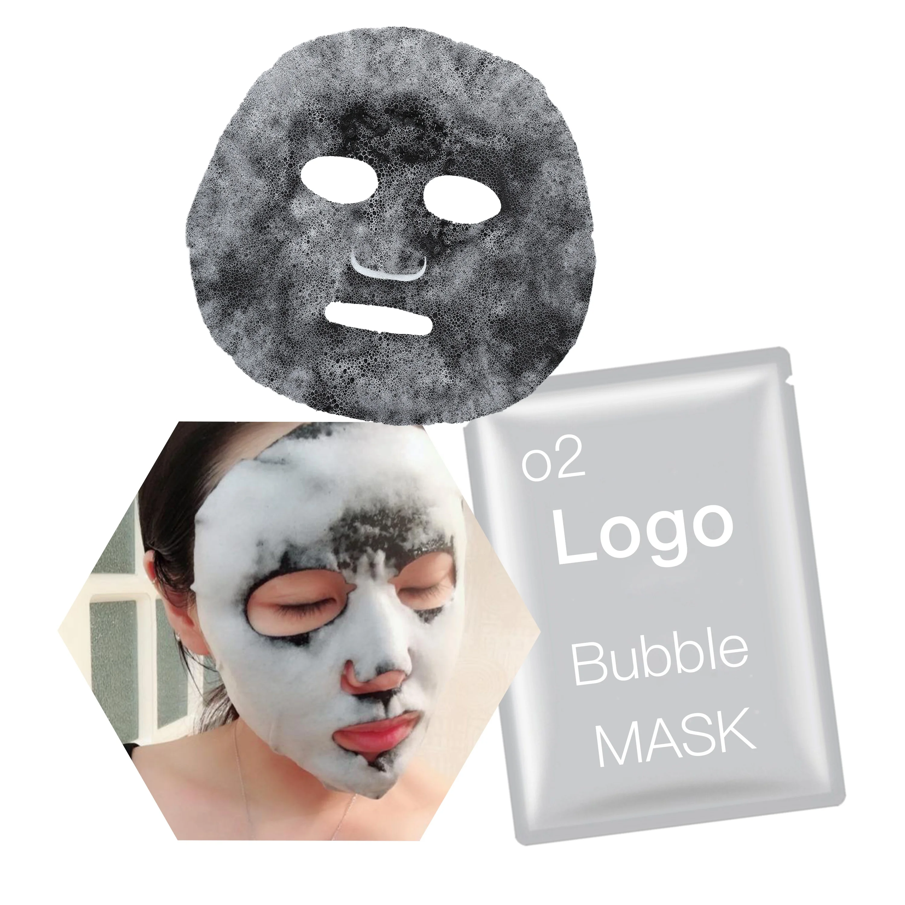 

o2 mask remove dead skin cells and toxins oxygen bubble face mask sheet