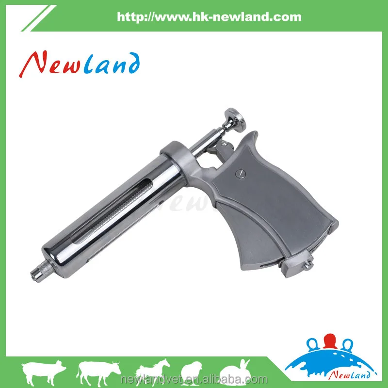 
NL212 dosing metal syringe gun veterinary automatic syringe animal injection gun 