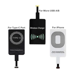 Ultra Thin Wireless Charging Receiver Android USB C Phones