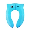 improve folding traveling safe OWL shape baby/boy toilet seat child training seat children potty seat