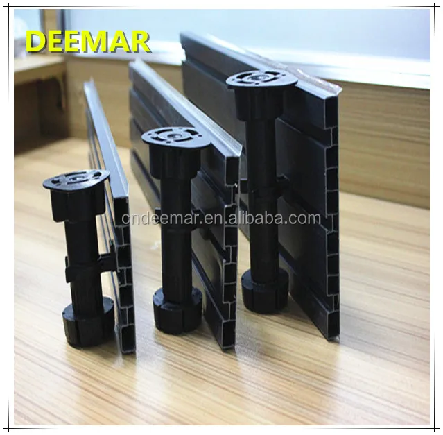 Wholesale Pvc Kitchen Cabinet Skirting Adjustable Leg With Clip