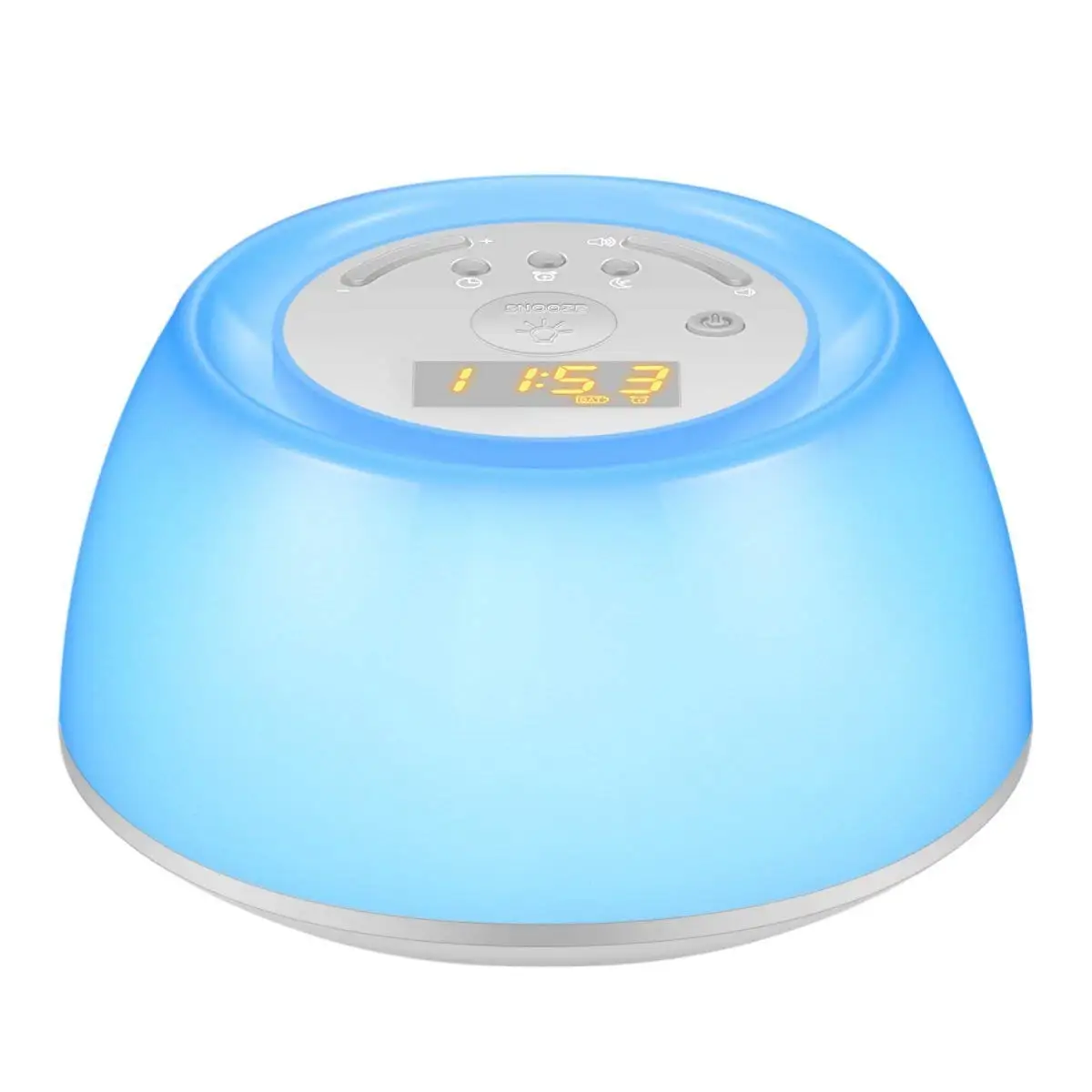 Get Quotations · YSD Night Light Wake Up Light with 4 Soothing Music, 256  Colors Night Lamp with