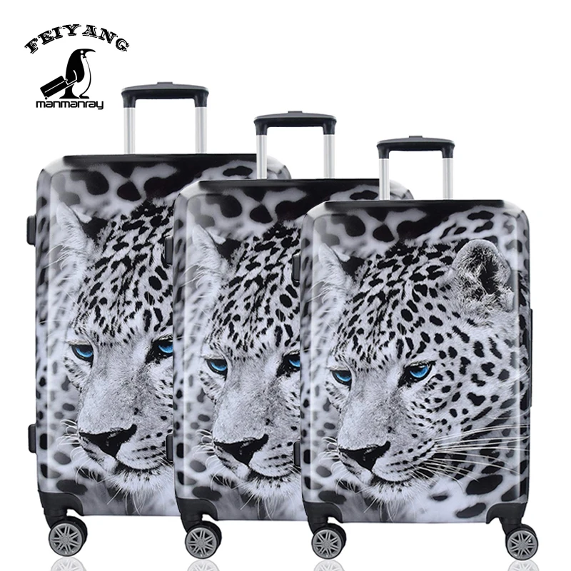 

Trolley Case Abs Printed Hard Shell Bag Set Travel Luggage Suitcase, Variety