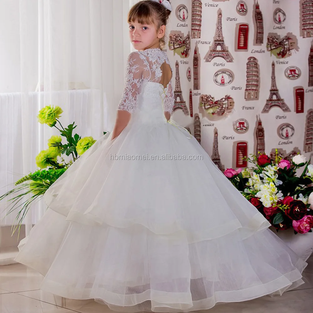 White Dress with Puffy Sleeves