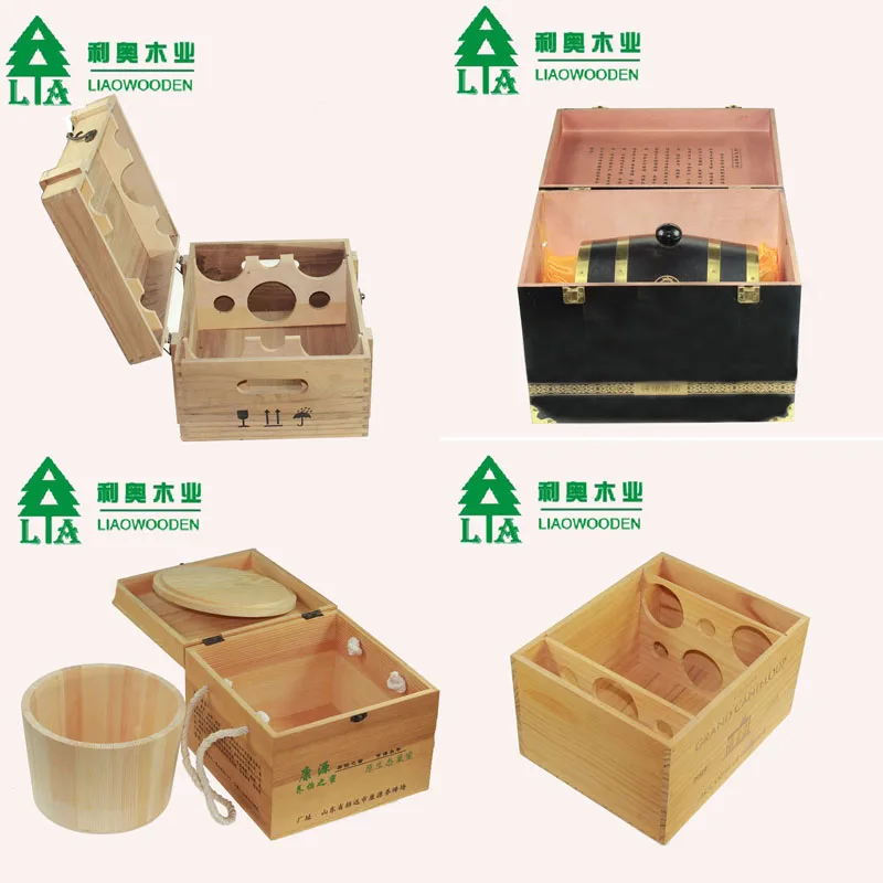 China manufacturer wooden wine box single