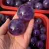 Natural Crystal Ball 40mm Amethyst Sphere Healing for Sale