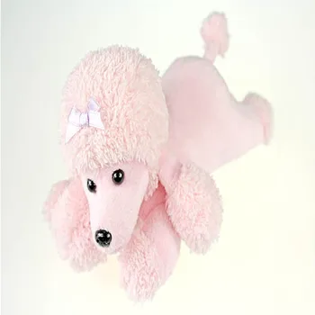 pink stuffed poodle